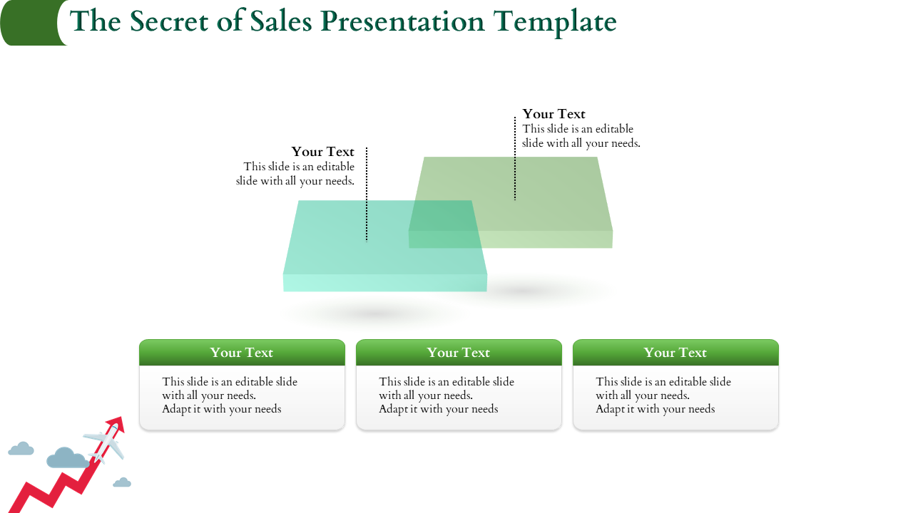 Free - Innovative Sales Presentation Template Slide Design